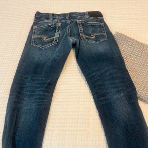 Like New Mens SILVER Jeans
